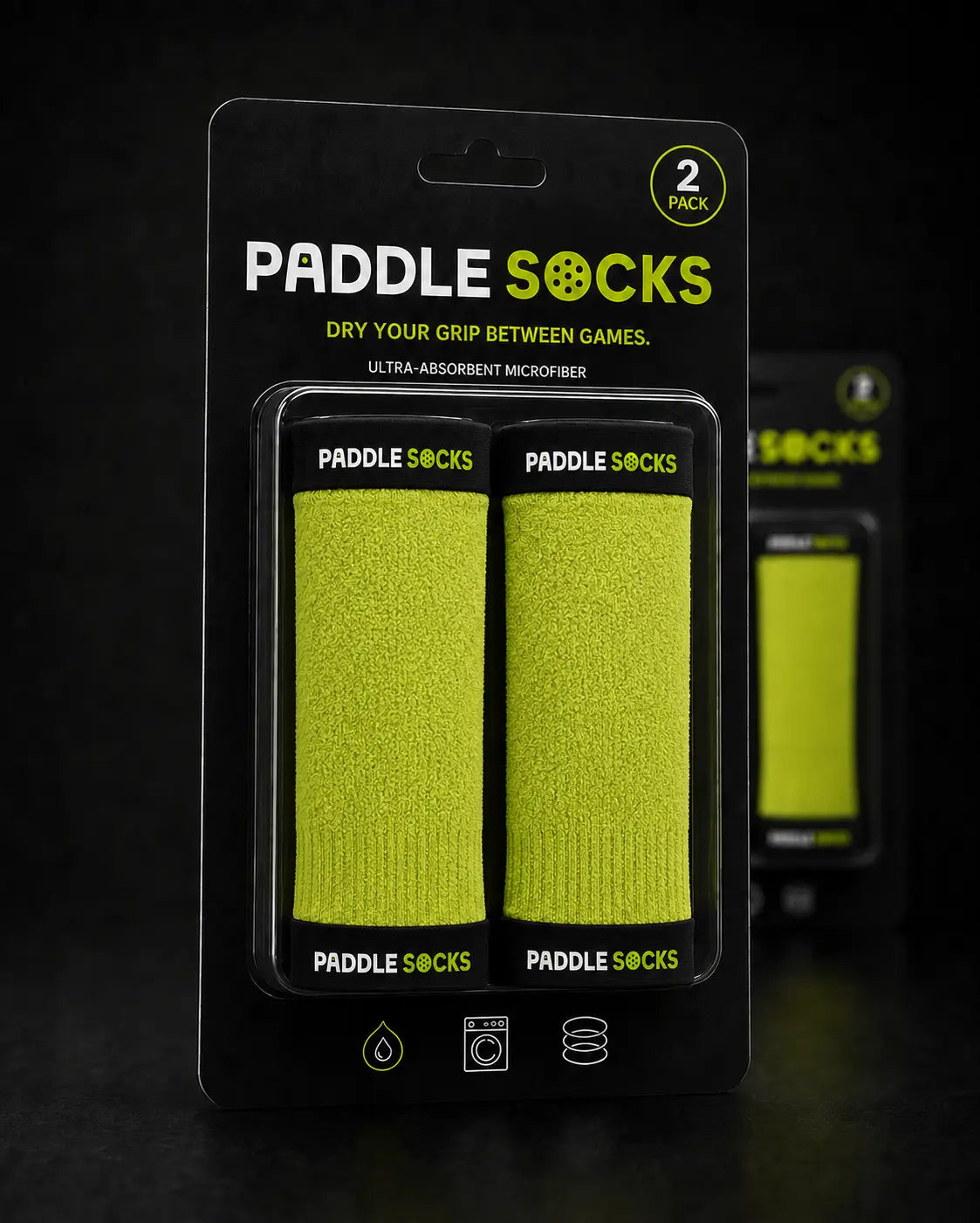 Paddle Socks two-pack packaging